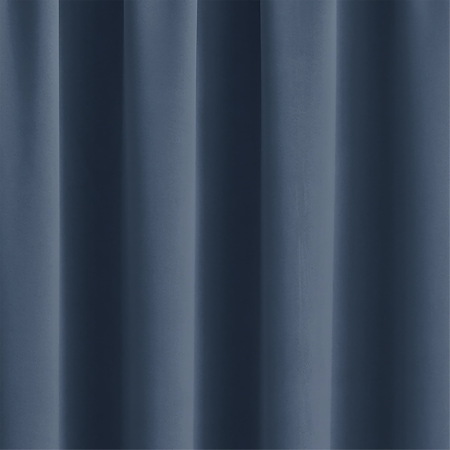 Mainstays Room Darkening Grommet Curtain Panel Pair, Set of 2, Blue Moonlight, 30"W x 84"L
