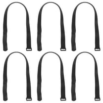 Homoyoyo 6-Pack Black Adjustable Patio Umbrella Fixing Straps for Outdoor Use Blending Fabric