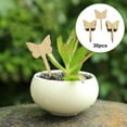 thumbnail image 3 of Plant Labels Tags Garden Markers Set Vegetables Herbs Flowers Potted Garden Stake Note - 30pcs Butterflies B, 3 of 6