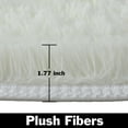 thumbnail image 6 of FOCUSSEXY 4.6ft,5.3ft,6ft Round Area Rugs Super Soft Fluffy Floor Rug Washable Shag Rug Shaggy Area Rug Bedroom Dining Room Anti-skid Carpet Yoga Mat Child Play Mat, 6 of 8
