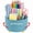 Blue, variant on SUSWIM 5-Compartment Desktop Organizer & Holder with Rotating Organizers, Pink