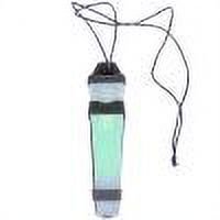Luz intermitente de seguridad para casco, luz de señal, lámpara impermeable (negro, verde claro)