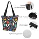 thumbnail image 4 of Fotbe Bowling Ball Bolsa de Playa con Estampado, Bolsa de Hombro, Bolsa de Mano Espaciosa, Bolsa de Viaje Ligera, Bolsa de Compras Versátil, 4 of 6