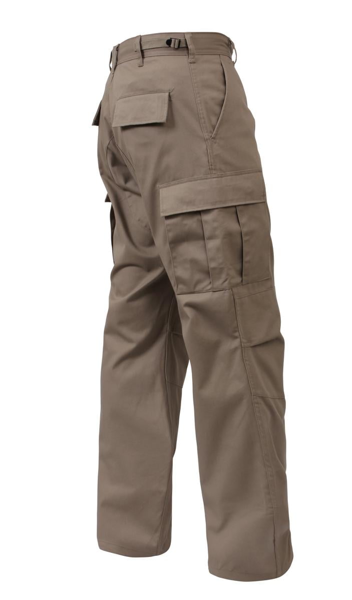 Khaki BDU Pants, Military Fatigues 