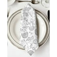 thumbnail image 2 of nqOlkjepod Grey Farmhouse Cloth Napkins Set of 6 Reusable Dinner Napkins, Floral Floral Plant Leaf Vintage Spring Cocktail Napkin Washable Table Napkins for Wedding/Holiday Party/Baby Shower 20"x20", 2 of 8