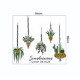 thumbnail image 3 of Adhesivo decorativo de hojas tropicales para pared, estilo moderno y ecológico, fácil de instalar y remover sin dejar residuos. Ideal para interiores y exteriores., 3 of 6
