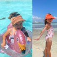 thumbnail image 2 of Esho Little Girls Sports Beach Sun Hats Visor Cap Kids Summer Baseball Caps Wide Brim Sunhats 1-9T, 2 of 5