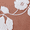 Rust, variant on Beautiful Boucle Embroidered Chenille Floral Decorative Pillow by Drew Barrymore, 14" x 20", Black/White