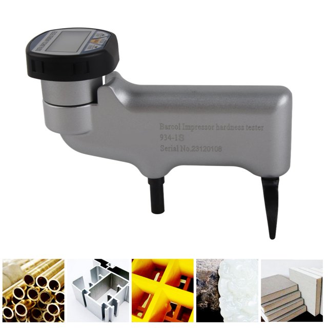 Hardness Tester, Digital Display Durometer Tester Detachable Indenter Handheld for Outdoor