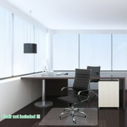 UBesGoo Office Desk Chair Mat for Hard Wood Floor PVC Clear Protection Floor Mat,1.5mm|Rectangular