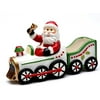 I Believe: Santa Driving On The Train Salt & Pepper Shaker with Sugar Pack Holder