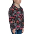thumbnail image 3 of Daiia Colorful Hawaii Palms for Boys Fashion Hoodies & Sweatshirts with Kangaroo Pocket,Hooded Sweatshirt for Kid, Breathable& Moisture Wicking-X-Large, 3 of 6