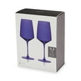 thumbnail image 5 of Viski Nouveau Wine Glasses for White and Red Wines, 22 oz, Set of 2, Cobalt, 5 of 5