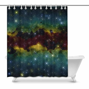 MKHERT Nebula Sky Shower Curtain Bath Curtain Waterproof fabric Polyester Curtains 60x72 inch