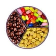 thumbnail image 5 of Handy Gourmet Triple Candy Machine - Store & Organize 3 Unique Snacks -360 Degree Spin (Red), 5 of 12