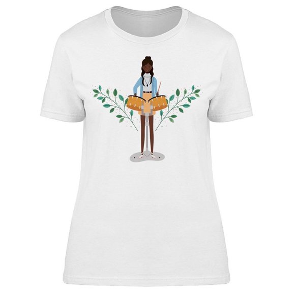 Woman Playing Timpani Tee Women's -Image by Shutterstock