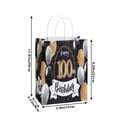 thumbnail image 2 of 100th Party Favor Gift Bags 20 PCS 100th Retro Style Candy Goodies Cardboard Bags for 100th Theme Giving Birthday Party retirement Decoration Supplies, 2 of 7