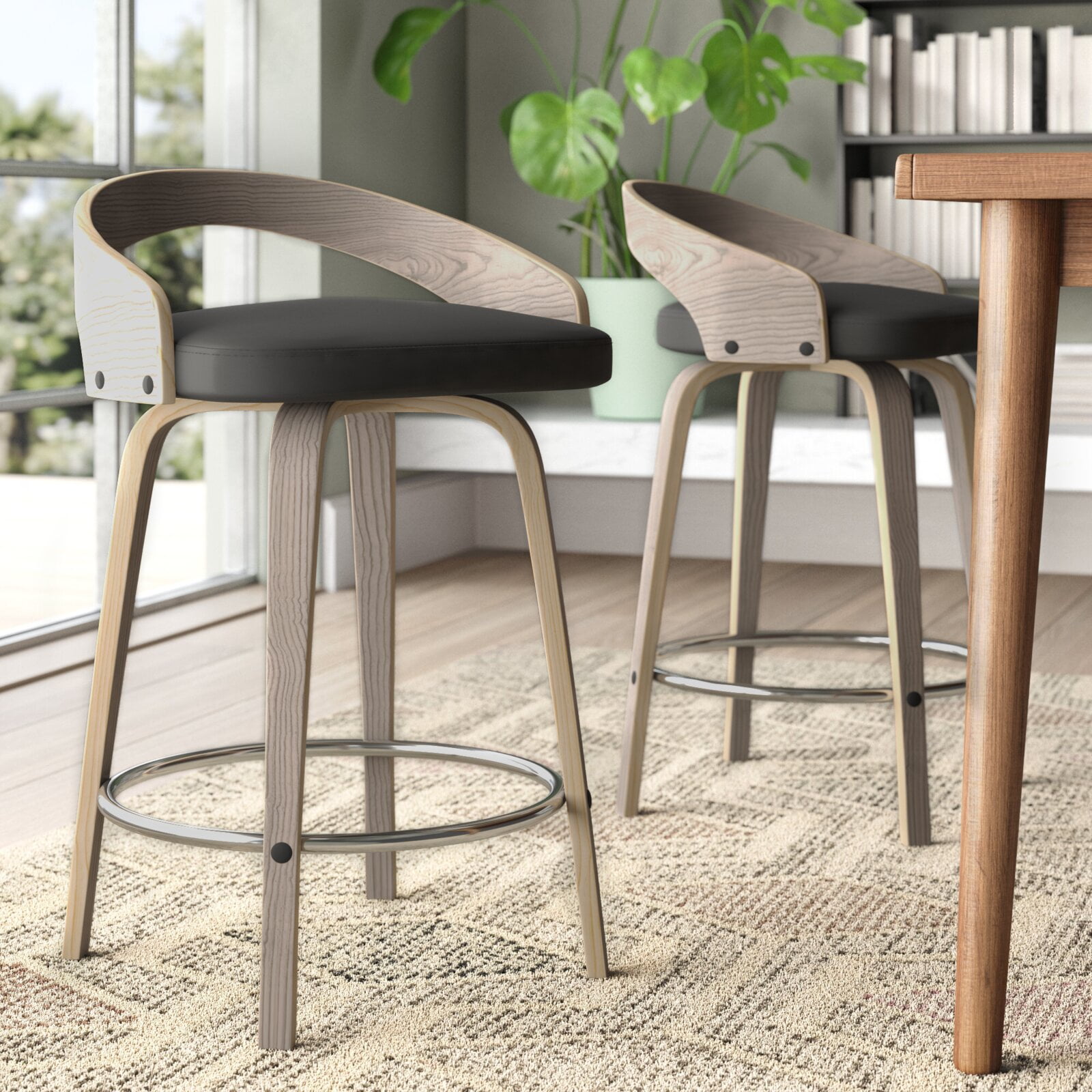 Ansgar swivel bar & counter stool deals