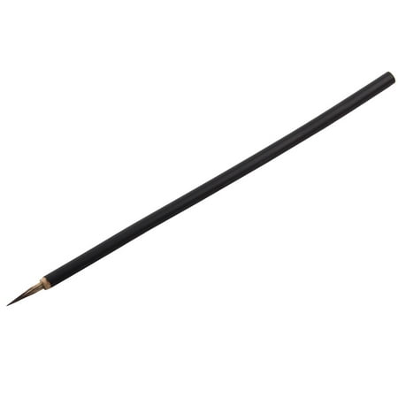 - Artist Watercolor Painting Nylon Hair Wooden Handle #3 Detail Paint Brush Black