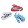 thumbnail image 2 of Machine à Coudre Portative, 6Pcs Mini Machine à Coudre Portable Sans Fil Polyvalent Coloré Anti-Rouille Mini Agrafeuse de Point Portable pour la Maison en Plein Air de Voyage, 2 of 9