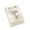 White, variant on Flower Print Notebook, Embossed Hardcover Lined Journal for Students Classroom Diary and Meetings