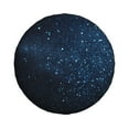 thumbnail image 2 of Balery Blue Glitter Retrotire Cover Waterproof Dust-Proof, Universal Spare Wheel Tire Cover For Trailer, Rv, Suv Truck And Vehicle Camper Accessories-15 Inch, 2 of 9