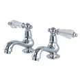 thumbnail image 1 of Kingston Brass KS1101WLL Robinet de Lavabo avec Poignée Croisée, Chrome, 1 of 4