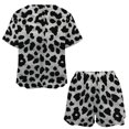 thumbnail image 3 of Leopard Print Pattern Print Women'S Pajamas Set Summer Sleepwear Sets 2 Piece Lounge Set, 3 of 7