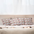 thumbnail image 7 of Ambesonne Fish Throw Pillow Cover 4 Pack, Coral Reef Scallop Shells, 18", Multicolor, 7 of 7