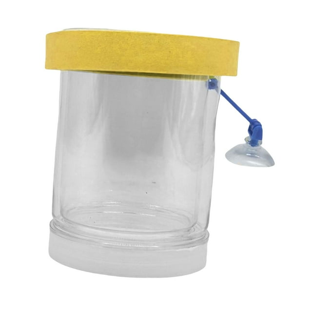 koolsoo Floating Breeding Isolation Box, Aquarium Hatchery Accessory, Round Incubation Box Aquarium Breeder for Guppy Betta L