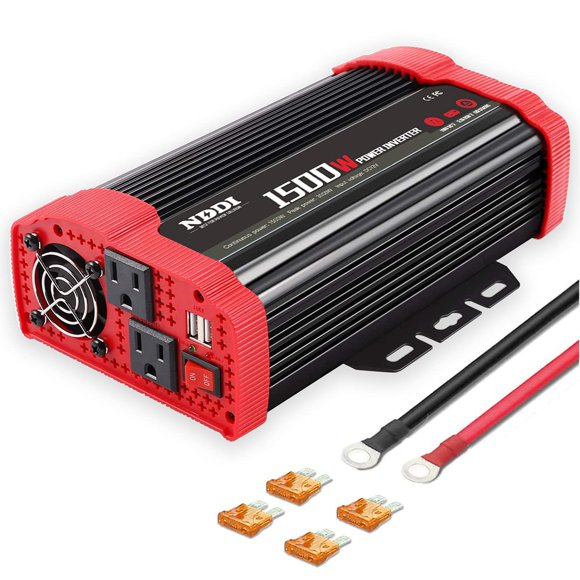 Inversor de corriente para coche NDDI POWER 1500 W 12 V DC a 110 V AC