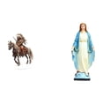 thumbnail image 1 of Adorno De Mesa De Acrílico De La Virgen María: Grácil Dama Caballero. Escultura Religiosa De Jesús, Resistente Al Agua. Ideal Para Decorar El Hogar O La Oficina., 1 of 8