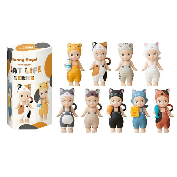 Cat Life Series Mini Figure 1 Sealed Blind Cute Cat Figures From Meow Meow Daily Series Collectible Desktop And Action Figure Set For Girls Toys