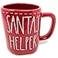 thumbnail image 3 of Rae Dunn SANTA'S HELPER Coffee Mug Cup RED - Ceramic - Christmas themed, 3 of 3