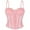 #01 Pink, variant on Busydd Corset Tops for Women Fashion Spaghetti Straps Lace Camisole Tops for Women Solid Color Sleeveless Women's Tops S