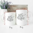 thumbnail image 4 of But First Coffee, Coffee Quotes, Gift Idea, Coffee Mug, Gift For Her, Coffee Lover Gift, But First Coffee Mug, Novelty Coffee Mugs 11oz, 15oz Mug, 4 of 4