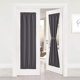 thumbnail image 1 of Door Curtain Panel, Grey French Door Curtains Blackout Thermal Insulated Sidelight Door Privacy Panels, 1 of 5