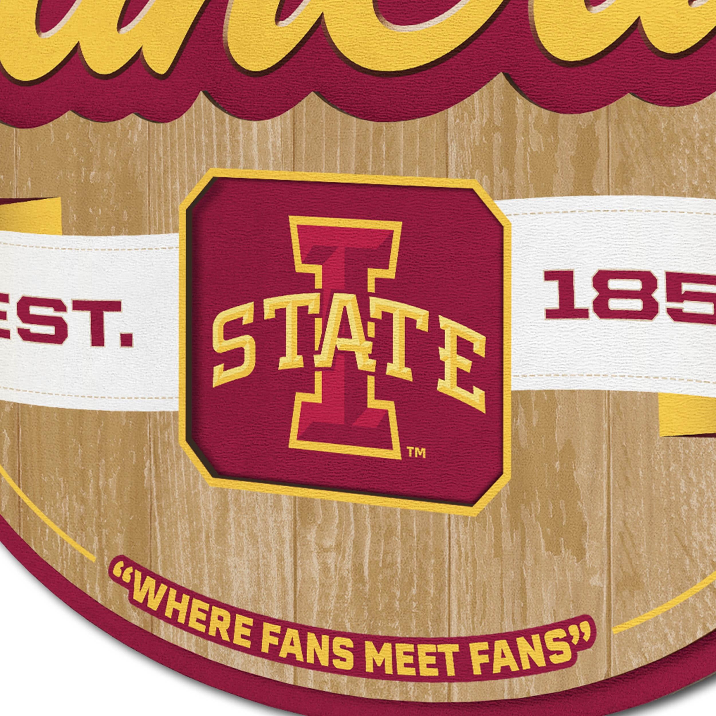 YouTheFan NCAA Iowa State Cyclones Fan Cave Sign