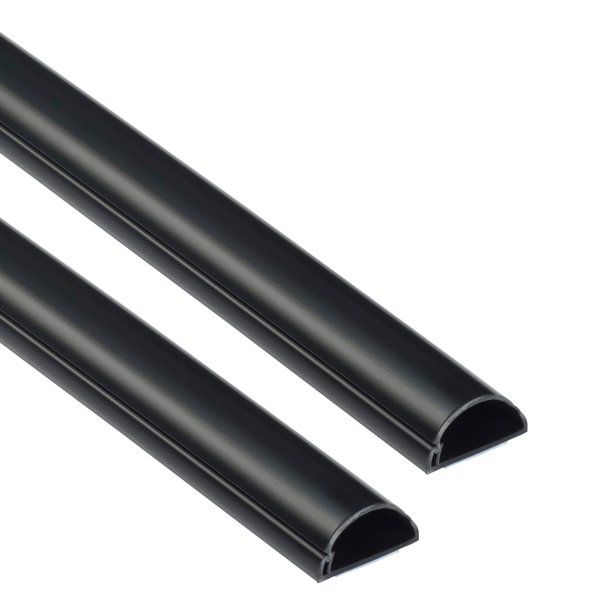 DLine Cord Cover 2Pack, Cord Hiders, Paintable Cable Concealer, Cable Raceway, Wire Covers