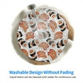 thumbnail image 6 of Disketp Sushi Roll Small Mouse Pad 7.9x7.9 Inches,Washable Round Mousepad For Office Laptop Computer,Non-Slip Rubber Base Mouse Pads For Wireless Mouse, 6 of 9