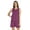 Purple2, variant on Bimba Sexy Schiffli Nightwear Set For Womens 2 Pcs Summer V-Neck Sleeveless Loungewear