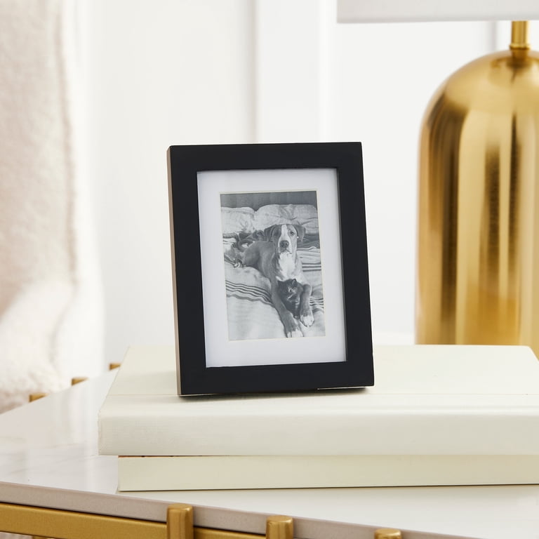 Studio Décor 12 Pack: Black Mini Frame with Mat, Wallet Size