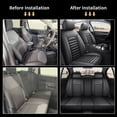 thumbnail image 6 of DIKSOAKR Car Seat Covers Full Set for Nissan Versa 2009-2026 :Premium Non-Slip Leather Seat Cover Car Seat Protector Suitable for All Seasons Black,Full Set(2 Row 5 Seats), 6 of 9