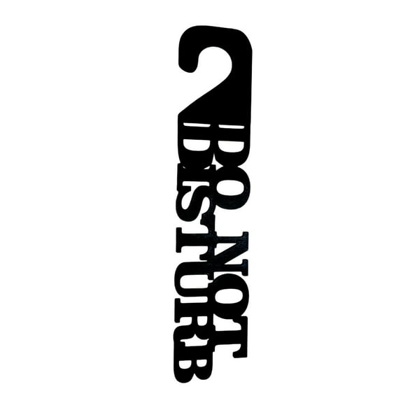 Door Hanger - CUSTOM Do Not Disturb Door sign 15x3inches