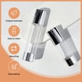 thumbnail image 3 of Botella dosificadora de crema cosmética Airless Longway Silver, 30 ml (x6), 3 of 9