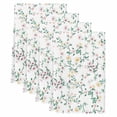thumbnail image 2 of Spring Flowers Kitchen Towels Set of 4, Yellow Pink Floral Leaves Country Farm Plants Absorbent Dish Towels for Kitchen, Microfiber Hand Towel, Quick Drying Tea Towel for Cleaning Dishcloths, 2 of 7