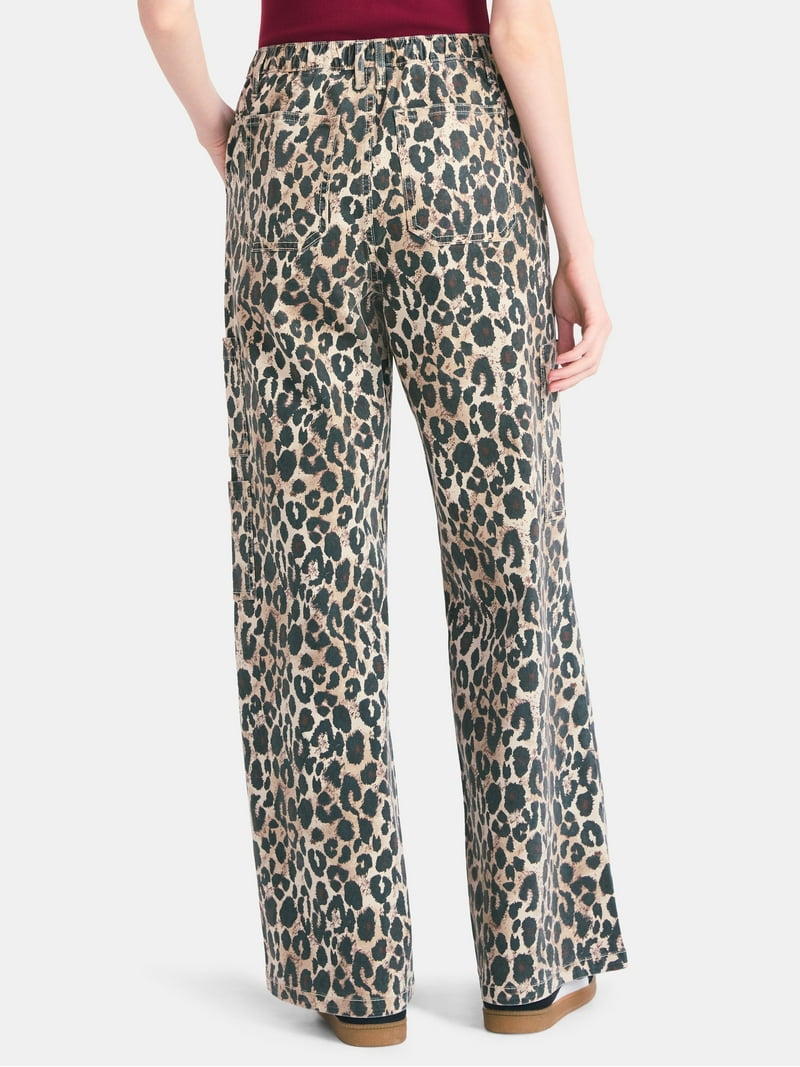 パンツ NOMANIAI 24aw leopard cargo pants パンツ NOMANIAI 24aw leopard cargo pants Japanese Brand