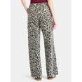 thumbnail image 5 of No Boundaries Wide Leg Cargo Pants, 33.5" Inseam, Women's and Women's Plus Sizes XXS-4X, 5 of 5