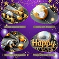 thumbnail image 4 of Gold Silver Theme Happy New Year Banner Disco New Year Party Banner Festive Design Shiny Decor Celebration Banner for New Year Party Home Celebration Indoor Decoration, 4 of 9