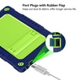 thumbnail image 4 of for Onn 10.4 Inch Tablet Pro Case Kids,Soft Silicone Case for Walmart Onn 10.4 Tablet Pro 2023 (Model:100110603) with Stand with Adjustable Shoulder Strap- Navy Green, 4 of 6